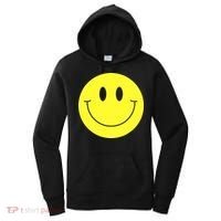 70s Yellow Smile Face Cute Happy Peace Smiling Face Women's Hoodie thumb 0