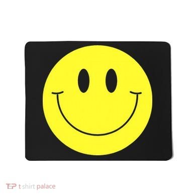 70s Yellow Smile Face Cute Happy Peace Smiling Face Mousepad