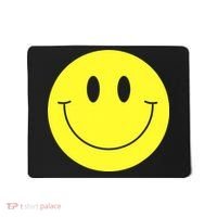 70s Yellow Smile Face Cute Happy Peace Smiling Face Mousepad thumb 0