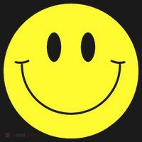70s Yellow Smile Face Cute Happy Peace Smiling Face Women's Long Sleeve Shirt thumb 2