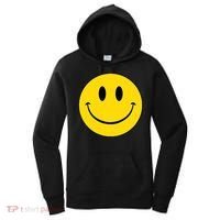70s Yellow Smile Face Cute Happy Peace Smiling Face Women's Hoodie thumb 0