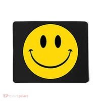 70s Yellow Smile Face Cute Happy Peace Smiling Face Mousepad thumb 0