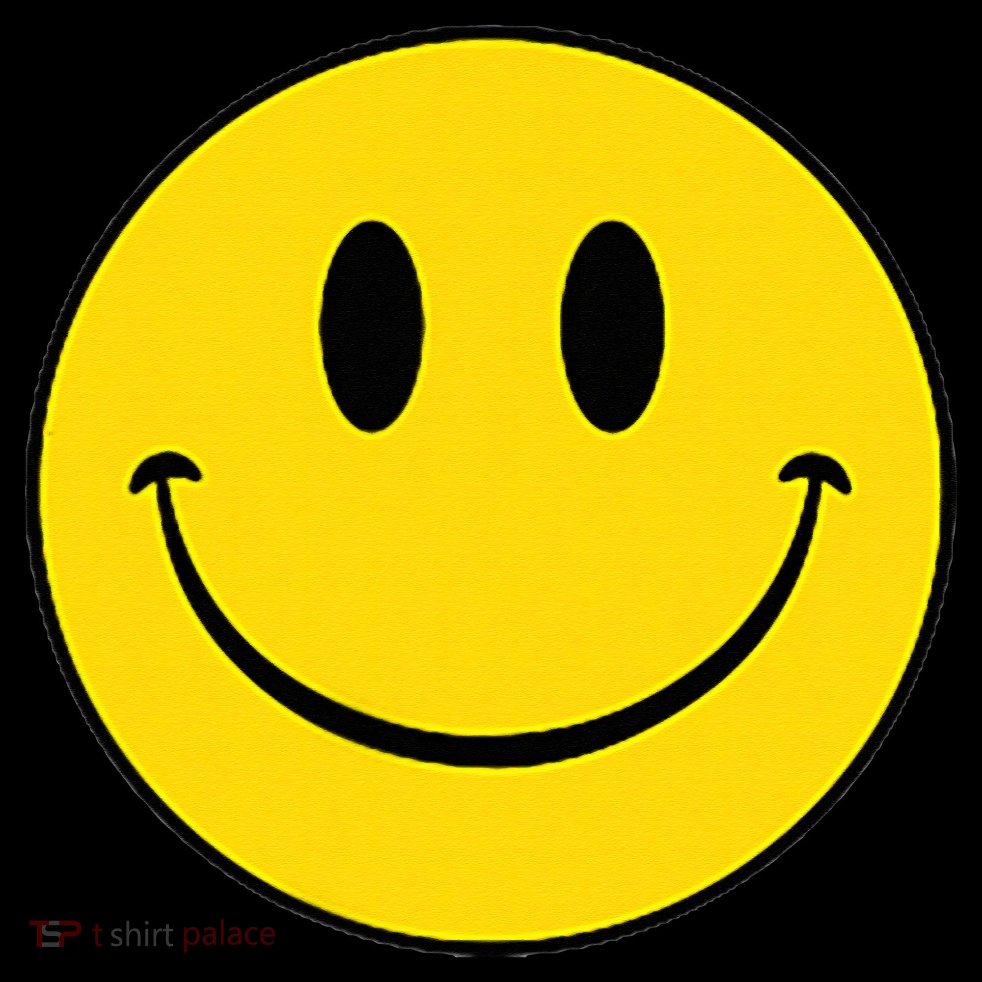 70s Yellow Smile Face Cute Happy Peace Smiling Face Mousepad
