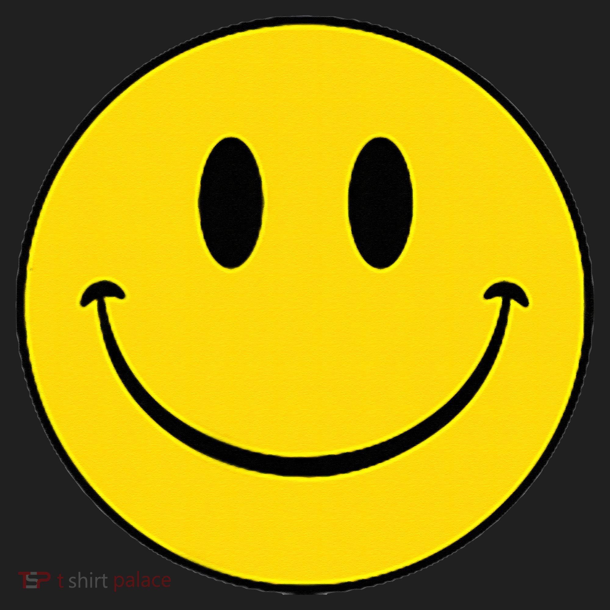 70s Yellow Smile Face Cute Happy Peace Smiling Face Hat