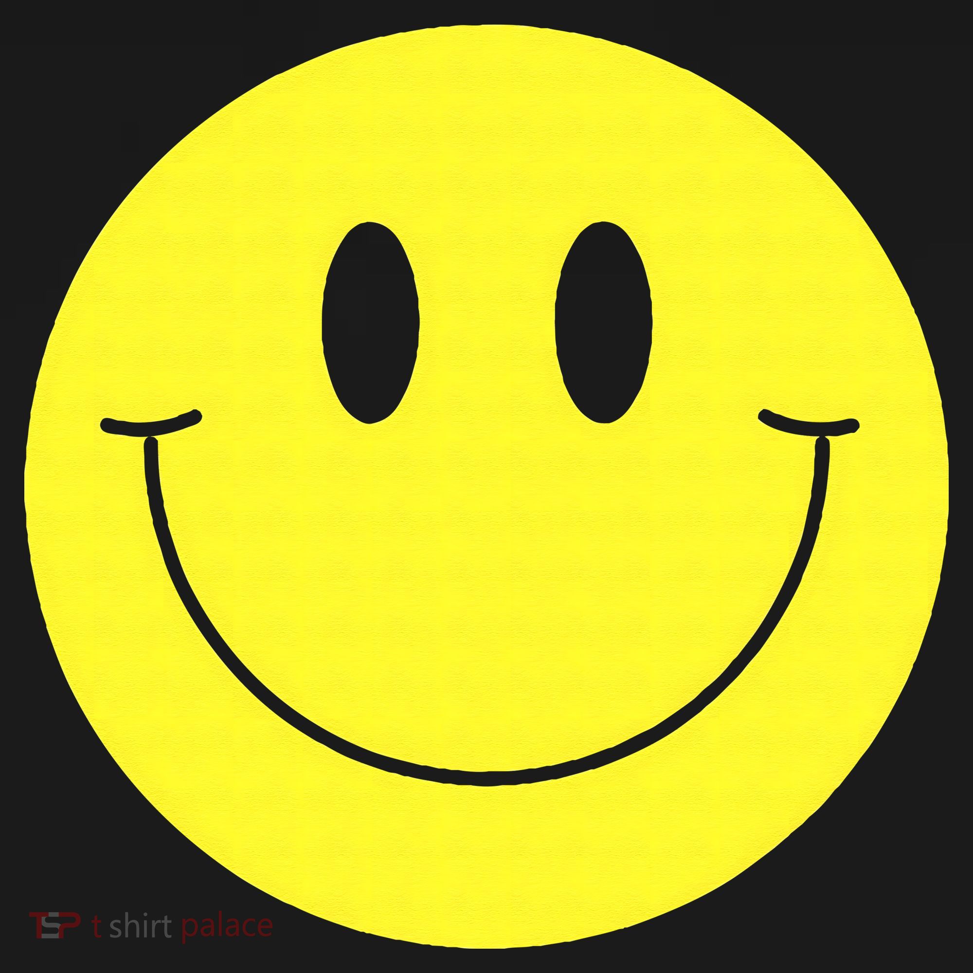 70s Yellow Smile Face Cute Happy Peace Smiling Face T-Shirt