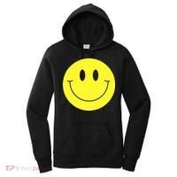 70s Yellow Smile Face Cute Happy Peace Smiling Face Women's Hoodie thumb 0