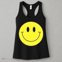 70s Yellow Smile Face Cute Happy Peace Smiling Face Women's Tank Top thumb 3