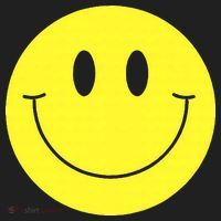 70s Yellow Smile Face Cute Happy Peace Smiling Face Golf Towel thumb 3