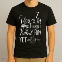 7 Years Wedding Anniversary  T-Shirt thumb 3