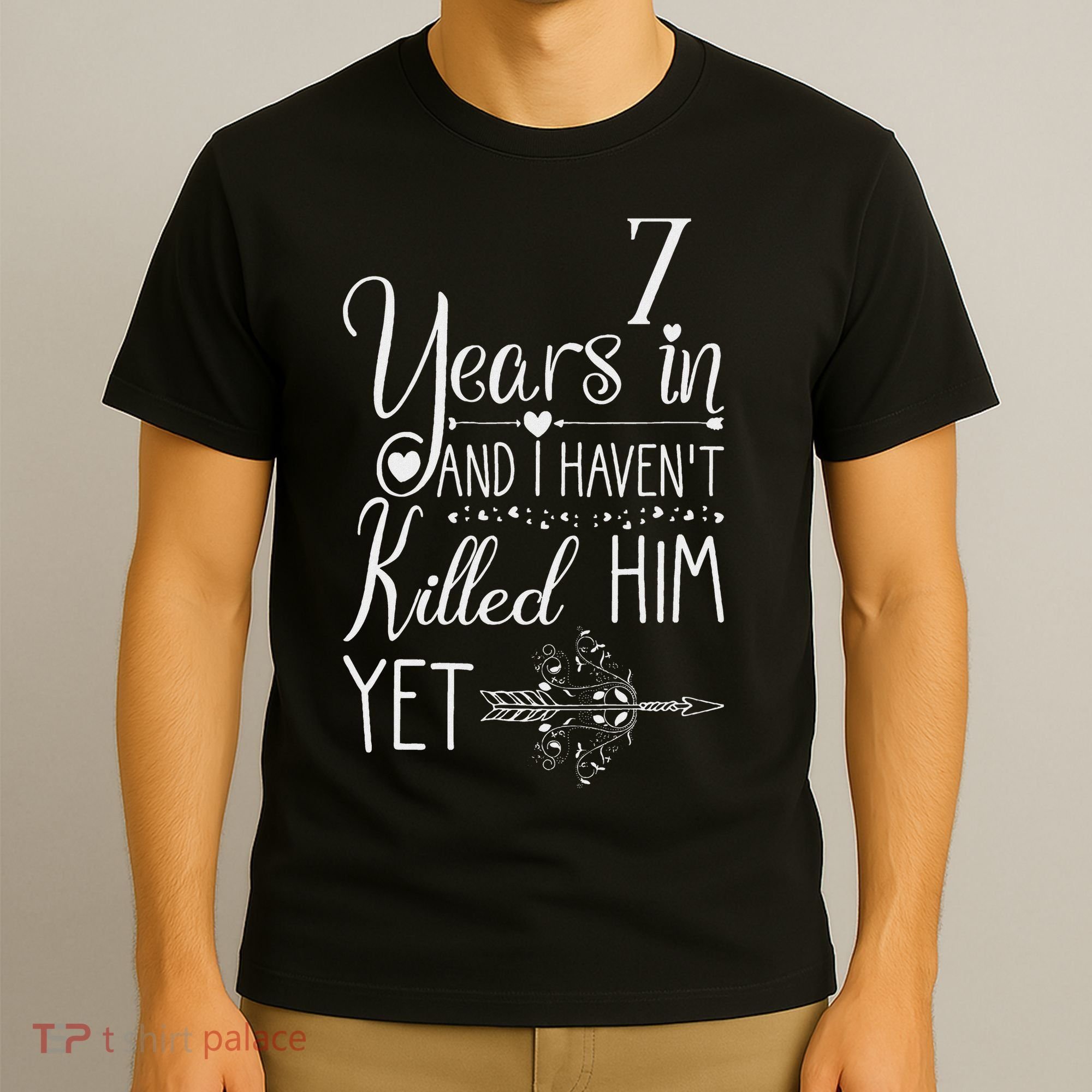 7 Years Wedding Anniversary  T-Shirt