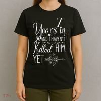7 Years Wedding Anniversary  T-Shirt thumb 4