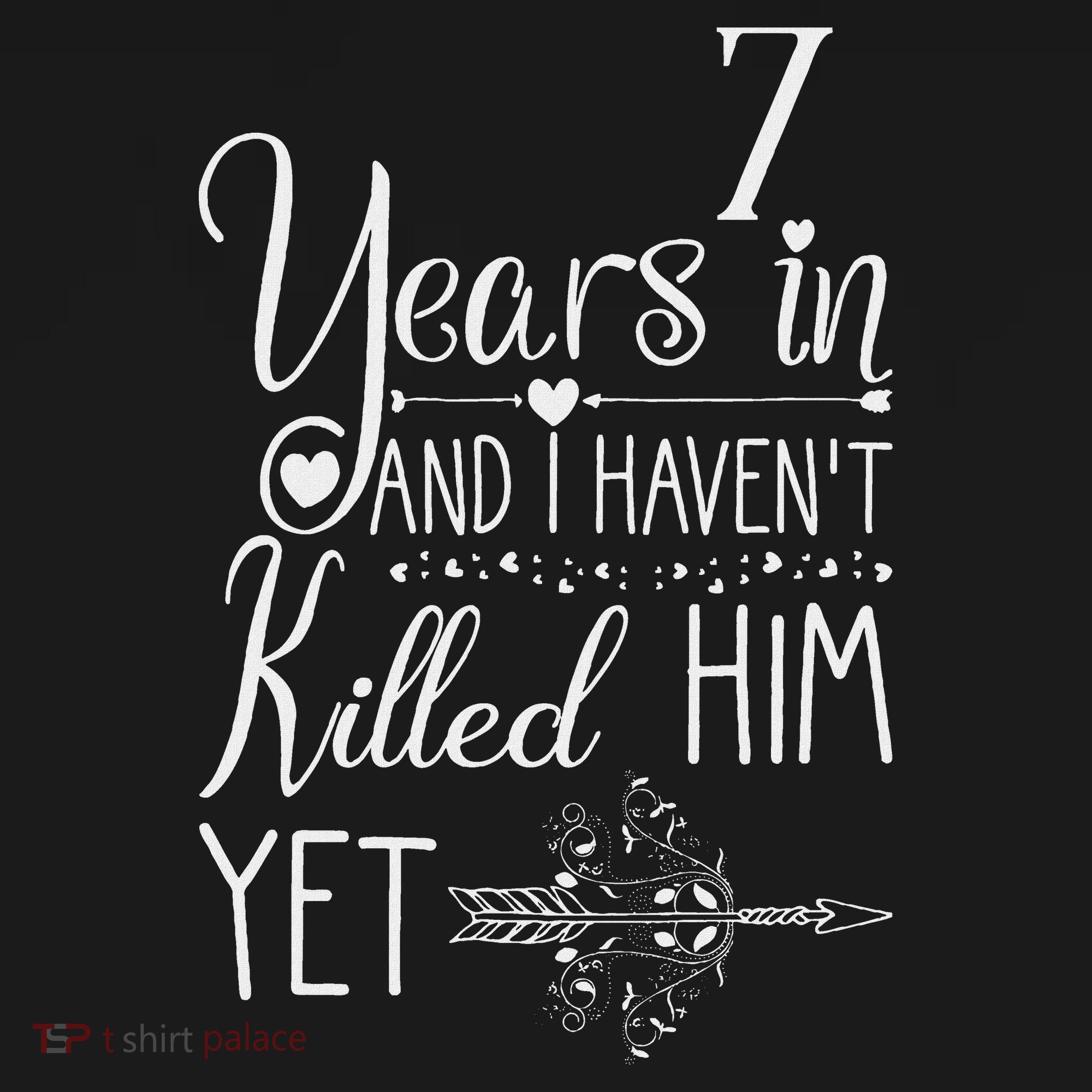 7 Years Wedding Anniversary  T-Shirt
