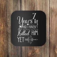 7 Years Wedding Anniversary  Coaster thumb 0