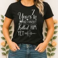7 Years Wedding Anniversary  Women's T-Shirt thumb 2