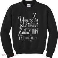 7 Years Wedding Anniversary  Kids Sweatshirt thumb 0