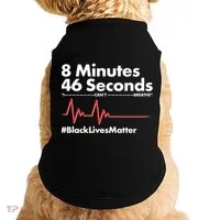 8 Mintues 46 Seconds I Can't Breathe #BLM Doggie Tank thumb 0