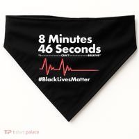 8 Mintues 46 Seconds I Can't Breathe #BLM USA-Made Doggie Bandana thumb 0