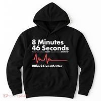 8 Mintues 46 Seconds I Can't Breathe #BLM Hoodie thumb 0