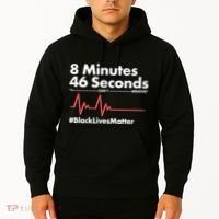8 Mintues 46 Seconds I Can't Breathe #BLM Hoodie thumb 2