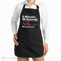 8 Mintues 46 Seconds I Can't Breathe #BLM Apron thumb 2