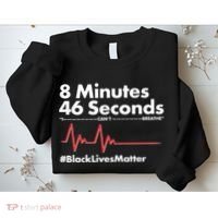 8 Mintues 46 Seconds I Can't Breathe #BLM Sweatshirt thumb 2