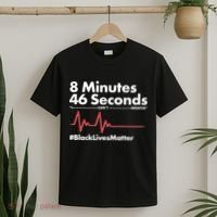 8 Mintues 46 Seconds I Can't Breathe #BLM T-Shirt thumb 2