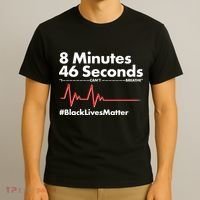 8 Mintues 46 Seconds I Can't Breathe #BLM T-Shirt thumb 3