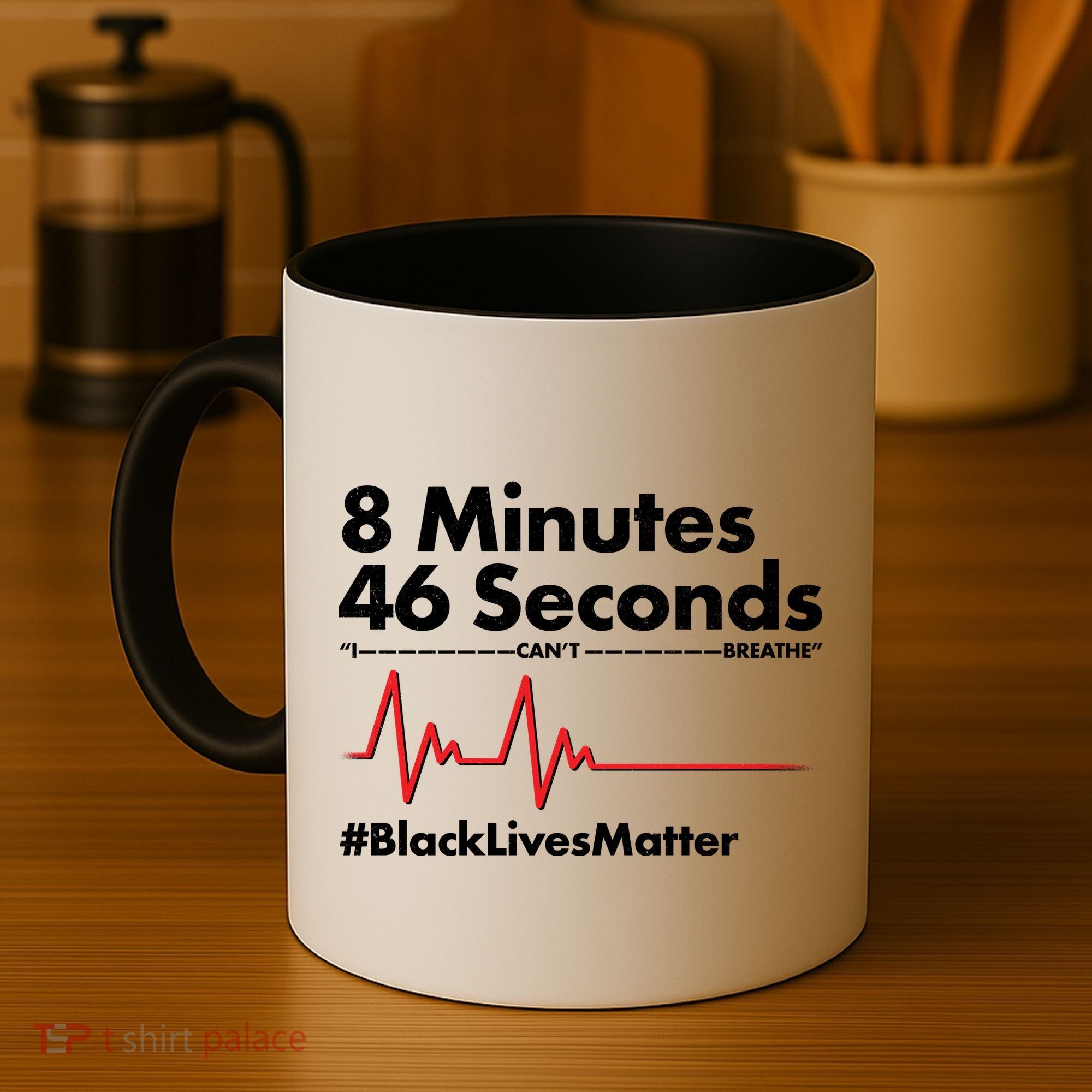 8 Mintues 46 Seconds I Can't Breathe #BLM Coffee Mug