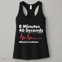 8 Mintues 46 Seconds I Can't Breathe #BLM Women's Tank Top thumb 3