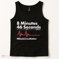 8 Mintues 46 Seconds I Can't Breathe #BLM Tank Top thumb 2