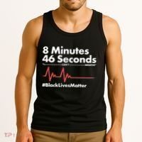 8 Mintues 46 Seconds I Can't Breathe #BLM Tank Top thumb 3