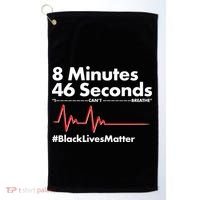 8 Mintues 46 Seconds I Can't Breathe #BLM Golf Towel thumb 0