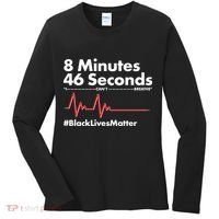 8 Mintues 46 Seconds I Can't Breathe #BLM Women's Long Sleeve Shirt thumb 0