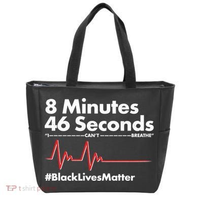 8 Mintues 46 Seconds I Can't Breathe #BLM Tote Bag