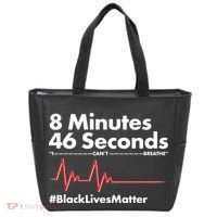 8 Mintues 46 Seconds I Can't Breathe #BLM Tote Bag thumb 0