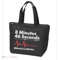 8 Mintues 46 Seconds I Can't Breathe #BLM Tote Bag thumb 3