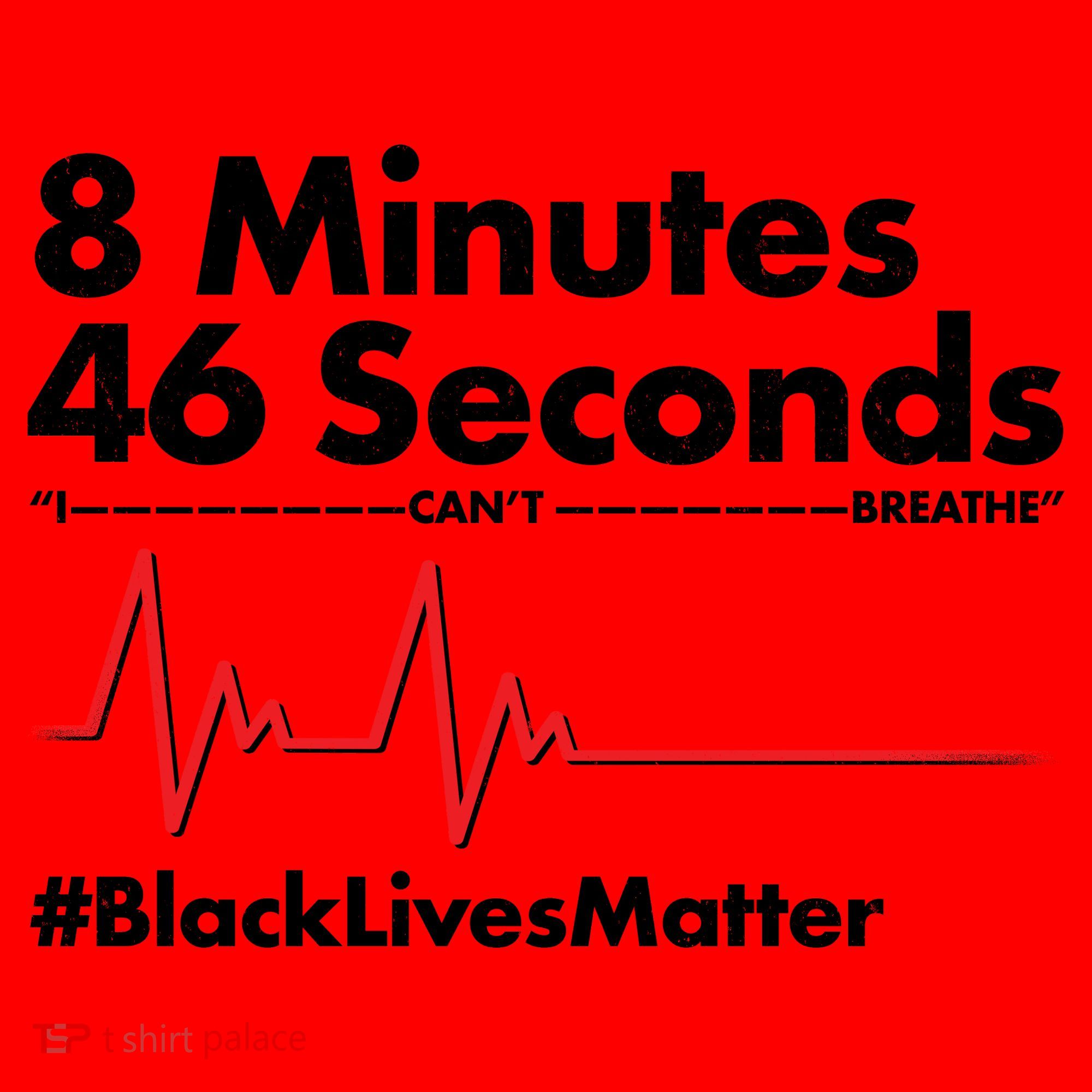 8 Mintues 46 Seconds I Can't Breathe #BLM Santa Hat
