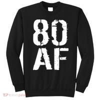 80 AF 80th Birthday Sweatshirt thumb 0