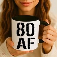 80 AF 80th Birthday Coffee Mug thumb 3