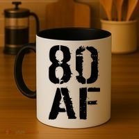 80 AF 80th Birthday Coffee Mug thumb 4