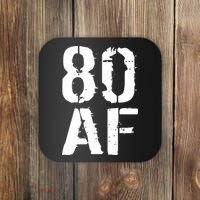 80 AF 80th Birthday Coaster thumb 0
