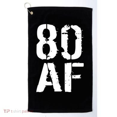 80 AF 80th Birthday Golf Towel