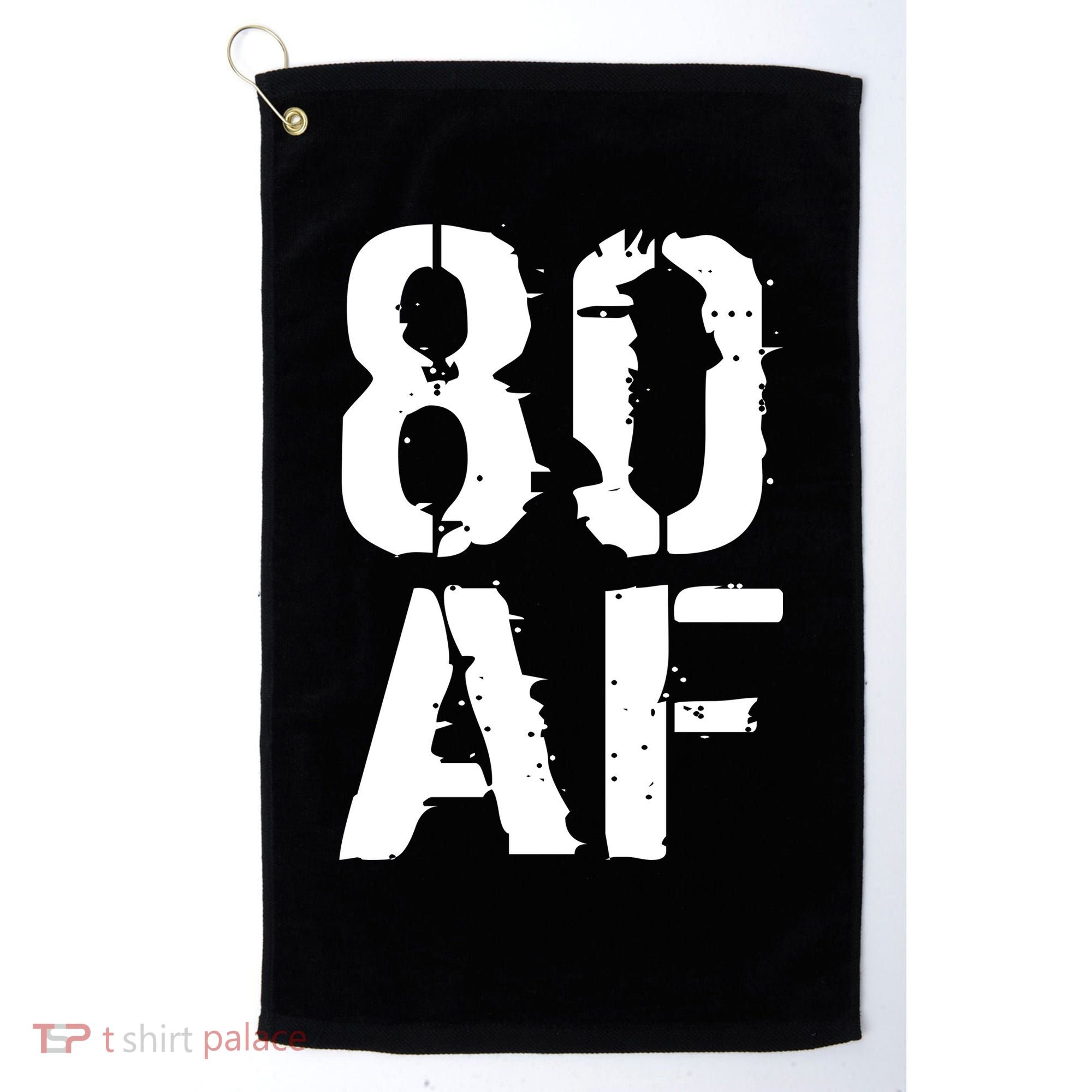 80 AF 80th Birthday Golf Towel