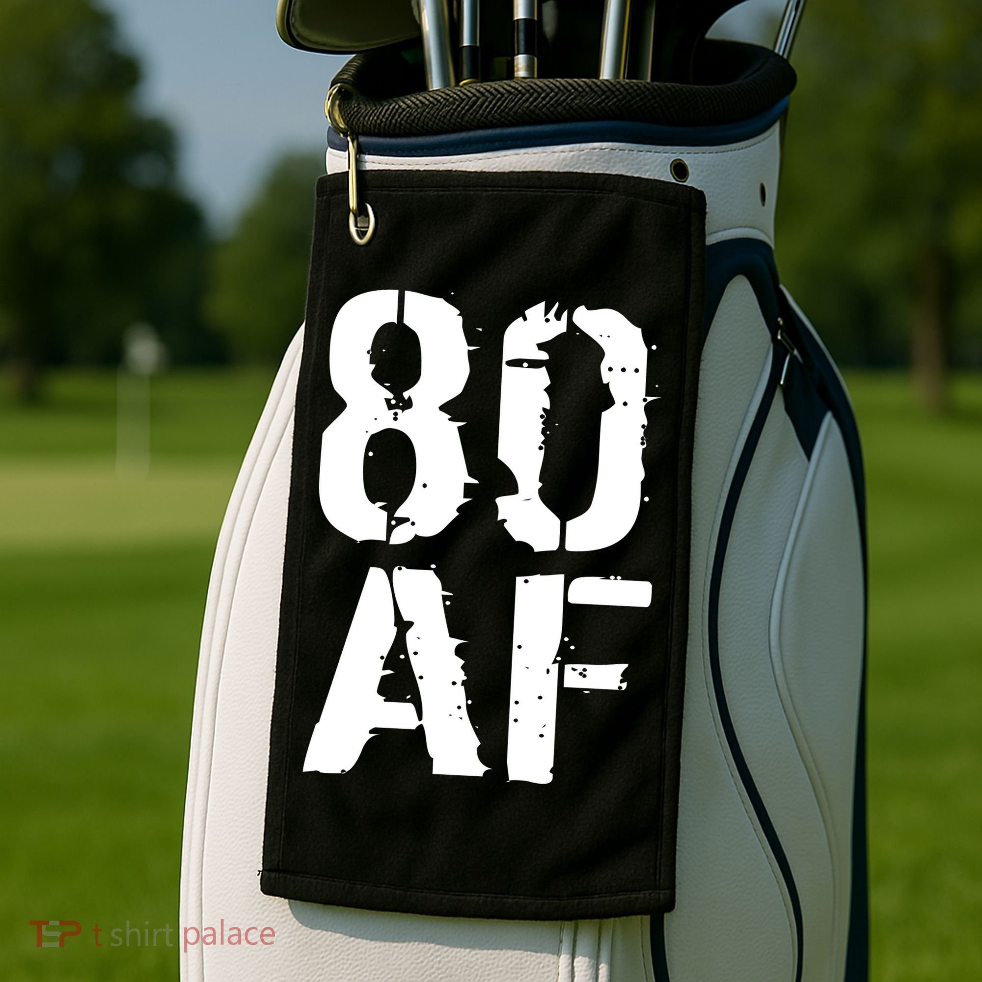80 AF 80th Birthday Golf Towel