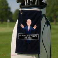 80 Million Votes My Ass Golf Towel thumb 2