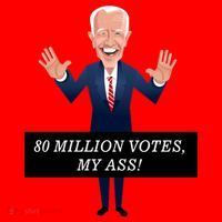80 Million Votes My Ass Santa Hat thumb 1