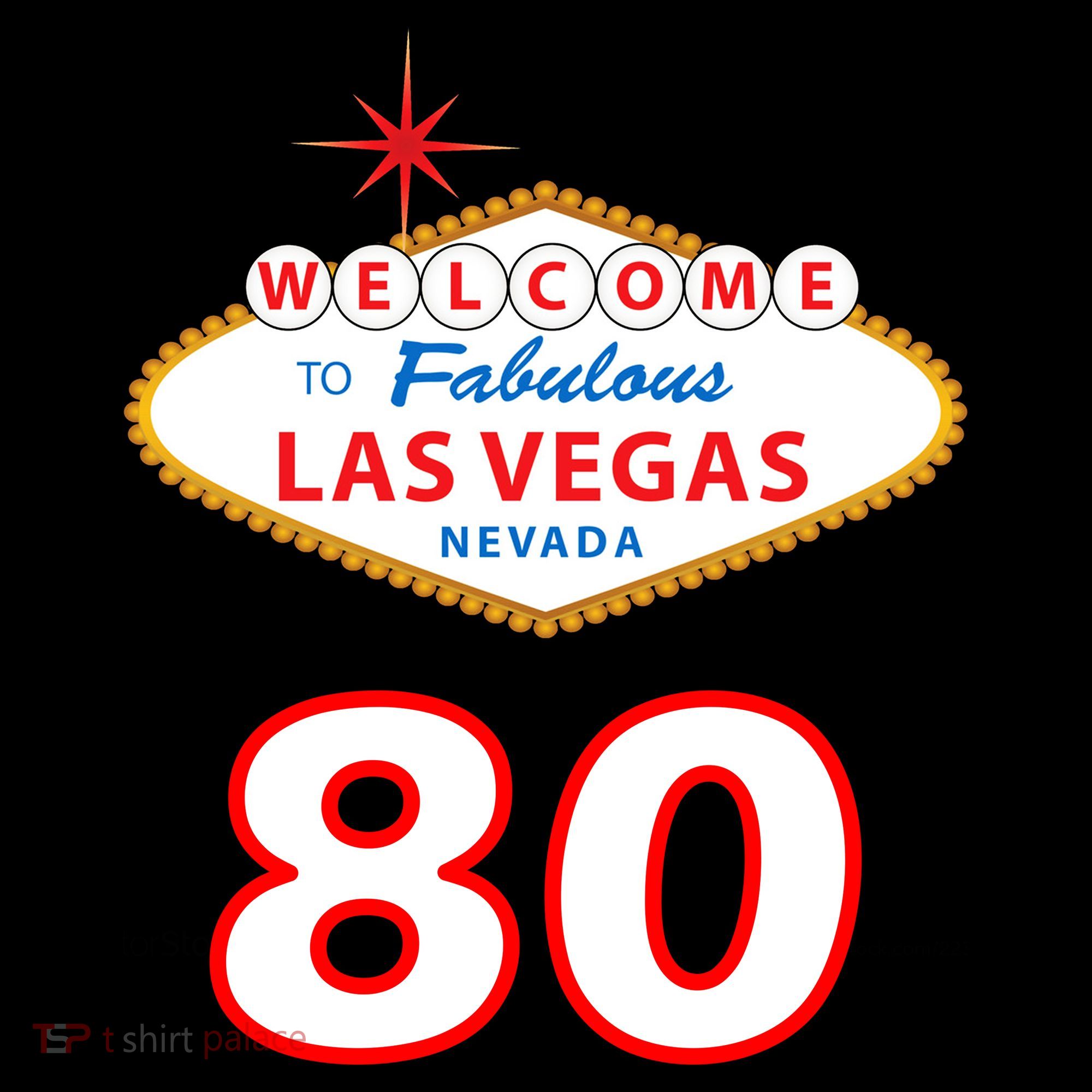 80 Years Old In Vegas - 80th Birthday Coffee Mug