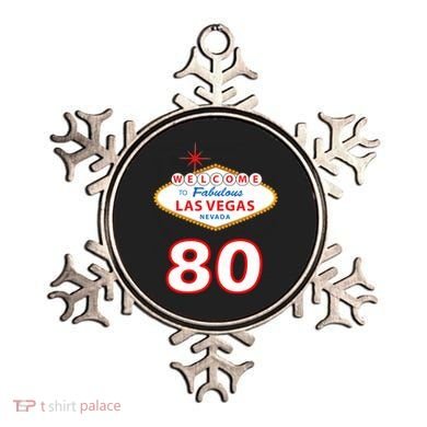 80 Years Old In Vegas - 80th Birthday Ornament