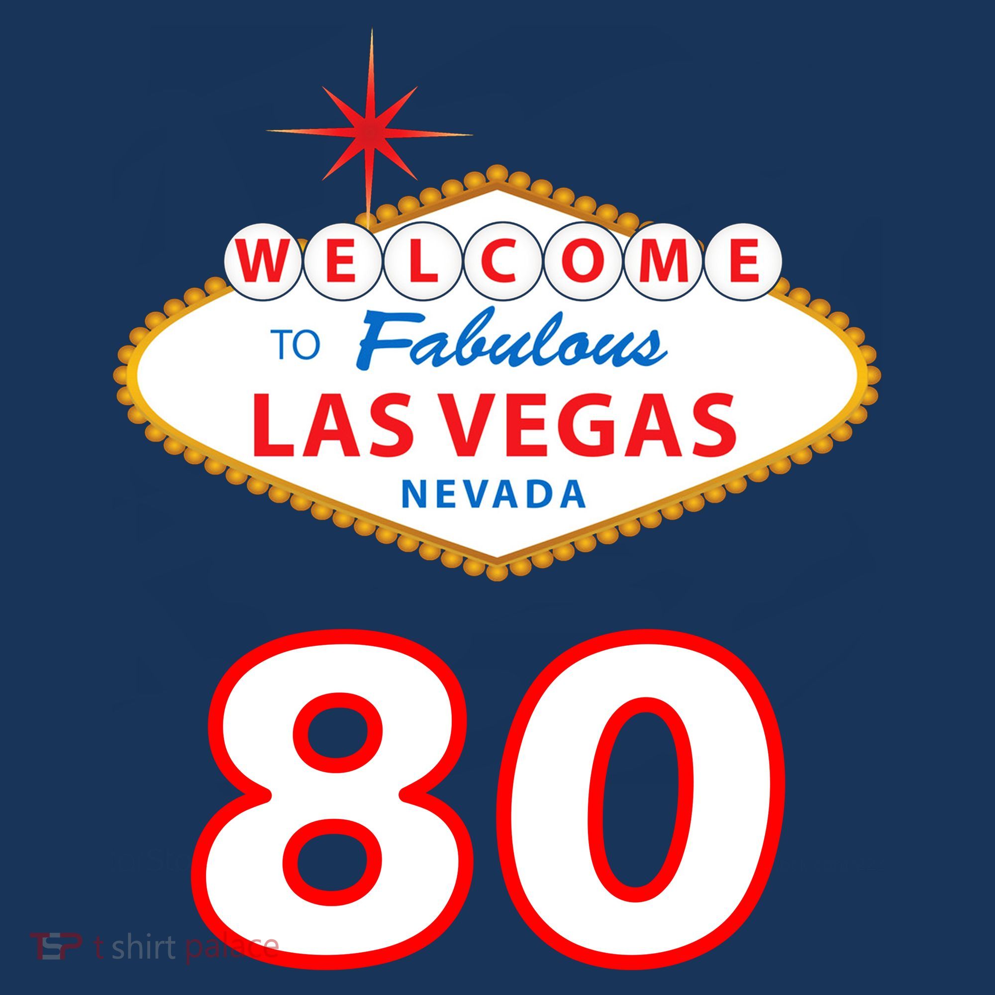 80 Years Old In Vegas - 80th Birthday Apron