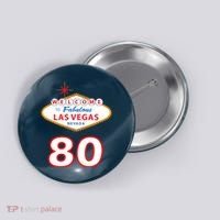 80 Years Old In Vegas - 80th Birthday Button thumb 0